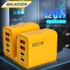 Cargador Rápido 120w Usb-c Pd, Cargador De Pared Dorado