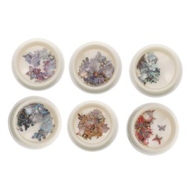 Baluue Butterfly Nail Sequins Nail Decor for Manicures Safe Material for Women and Girls