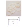 4 x Nylon Washers for Door Handles With 19mm Diameter