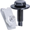 Rexka 15 Sets M6-1.0 X 20mm Hex Head Sems Bolt