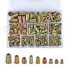 PGMJ 200 Pcs 9 Size M4/M5/M6/M8/M10 Zinc Alloy Screw Nut