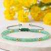 Unbranded Natural Green Aventurine Bracelet Gemstone Beaded Dainty Healing Bracelet Gift