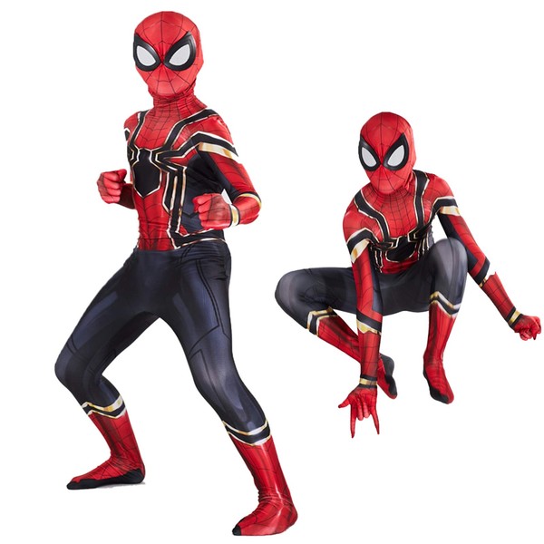 Aodai Kids Halloween Costume Compatible Superhero Costume Suits Kids Party Cosplay 3D Style Best Gifts