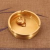 Brass Ashtray Handcrafted Modern Stylish Style Easy Cleaning Portable Decorative
