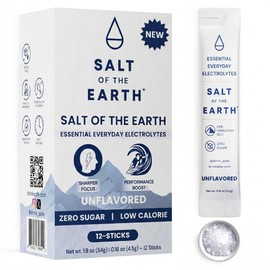Salt of the Earth Electrolito premium sin azúcar - Elaborado con sal rosa del Himalaya - Sobres de polvo hidratante  Ingredientes premium  Apto para  