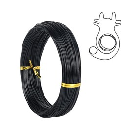 18 Gauge Aluminum Craft Wire, 165 Feet 1mm Bendable Metal Wire for Jewelry Making, Sculpting, Floral Making, Wreath Making, Crafting, Wire Wrapping, Christmas Ornaments (Silver):_Silver_1_18 Gauge