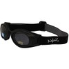 Pacific Coast Airfoil Black Goggles with Interchangeable Polycarbonate Lenses -