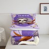 Feelyou Sloth Comforter Set Kids Cute Sloth Bedding Set Tree