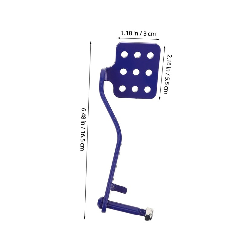 NOLITOY Throttle Pedal Kit Brake Pedal Set for Racing Metal