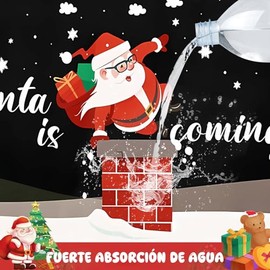 Toketa Tapete Navideo Entrada de 2 Piezas, Felpudo de Gnomo Navideo 40  60 cm  40  120 cm, Antideslizante e Impermeable, Felpudo Navideo para...      