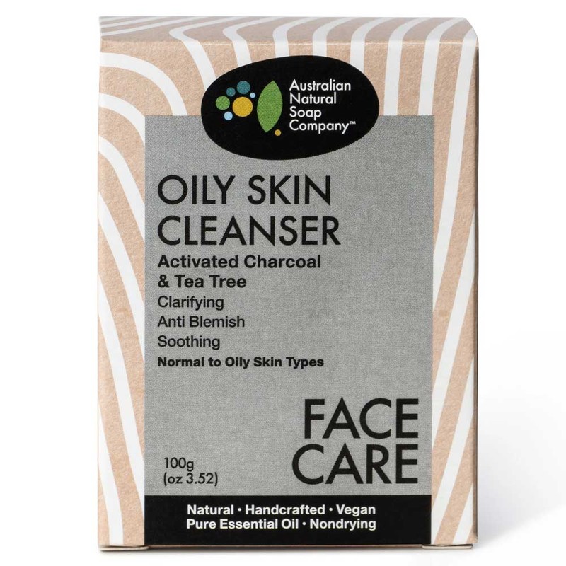 Australian Natural Soap Company Charcoal Face Cleanser Bar - Oily