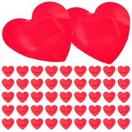 Heart-Shaped Bandages 25 Pcs Cute Adhesive First Aid Patch Stickers for Small Wounds Breathable for Kids Home Travel