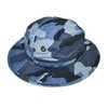 Newhattan Boonie Safari Bucket Hat Foldable Military Style Cap (Blue