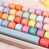 COOMICKEY Cute PBT Keycaps 133 Keys Candy Bear Custom Keycaps