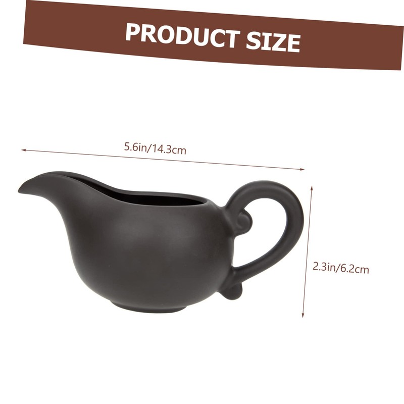 Ipetboom Ceramic Creamer Pitcher for Milk Sauce Spices Elegant Design