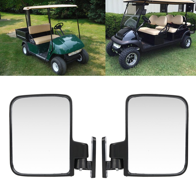 Club Car Side View Mirror Convex Rearview Mirrors Easy Installation