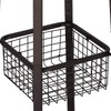 VECELO Industrial Coat Rack,Enterway Clothes Stand With 2 Tier Storage