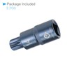 CoCud Triple Square Spline Bit Socket, M14 Bit 1/2" Drive