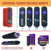 Silicone Remote Case for Roku TV Remote,Silicone Case Cover Compatible