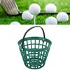 Golf Ball Basket Golfball Container with Handle Nylon Plastic Golf