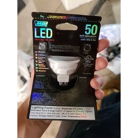 Feit Electric BPEXN/500/LED Dimmable MR16 Bulb. 8.5 Watt. 12 Volt.