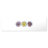 CafePress Flowers 10"x3" Rectangle Vinyl Bumper Sticker Car Decal