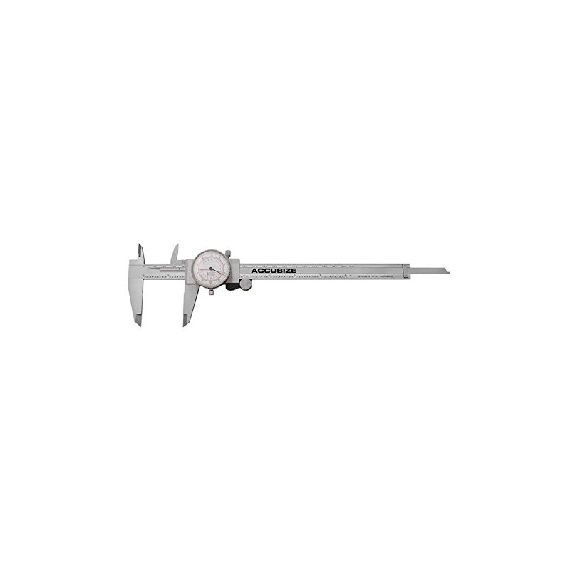 Accusize - 8" x 0.001"/200mm x 0.02mm, Inch/Metric Dual Needle