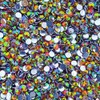 MajorCrafts 1000pcs 5mm ss20 Crystal AB Coated Flat Back Round