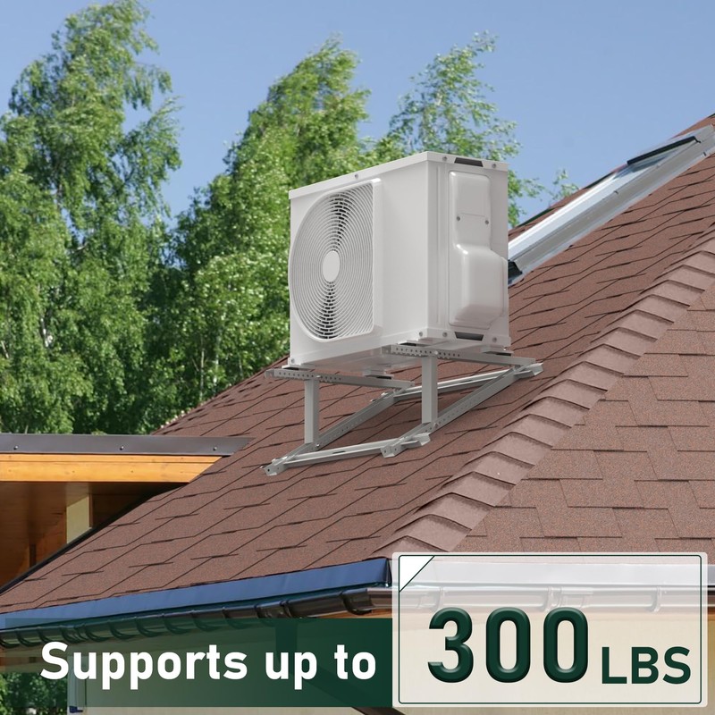 Flehomo Air Conditioner Rooftop Mount Bracket for Mini Split Air