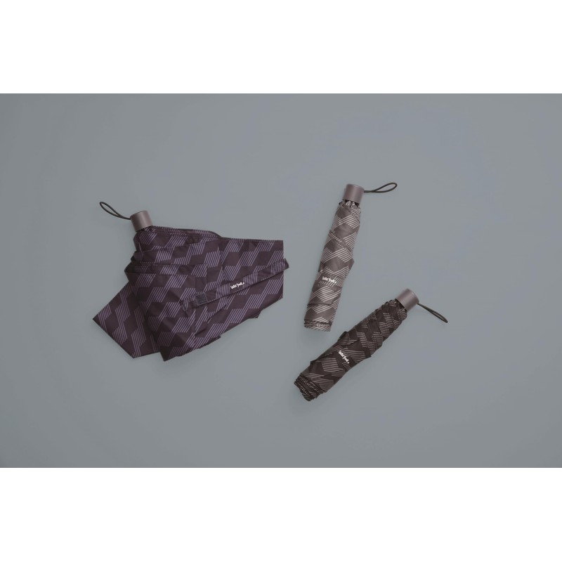 Waterfront U363-0778DN1-BC Folding Umbrella, Rain Umbrella, Big Size, Pattern, Dark