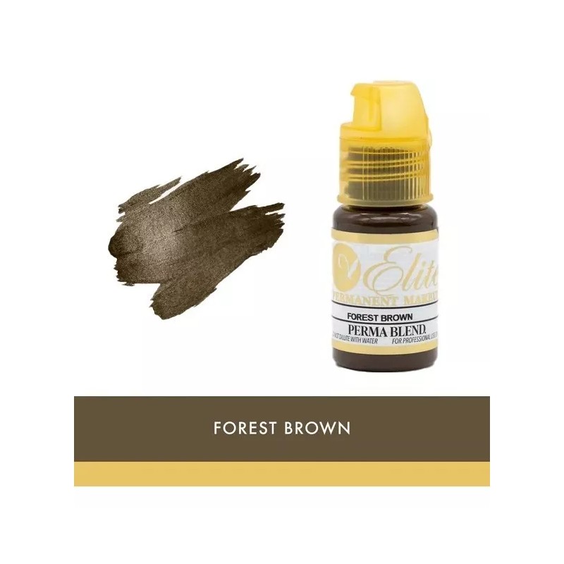 Permablend Forest Brown - Pigmento Delineador De Ojos Elite