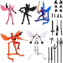 Figura de acción Toy 13 articulada 3D – Set de 5 piezas ASVEL0484