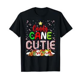 Candy Cane Cutie Christmas Pajama Costume Adults and Kids T-Shirt