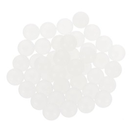 sourcing map 100pcs PP Plastic Bearing Balls 11mm Solid Plastic Balls, Precision Bearing Ball, White