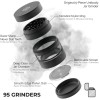 95Grinders 5-Piece 2.2" Premium Spice Grinder, Travel Friendly & Multi