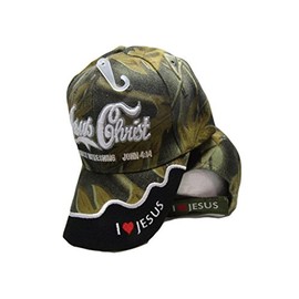 AES Jesus Christ Christian Eternally Refreshing Camo Camouflage Embroidered Cap Hat