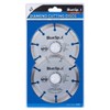 Blue Spot Tools 19547 Segmented Diamond Dry Cutting Disc, Silver,