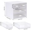 Zyners Desk Organizer with Drawer, Office Organizer with 4 Drawers,