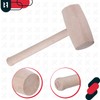 KOTARBAU® Wooden Hammer Diameter 65 mm for Carpenters Sheet Metal