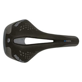 Selle Italia - LADY Path GF, Woman Bicycle Saddle with Gel Seat, Suitable for trekking, commuting, road and e-bike - Black