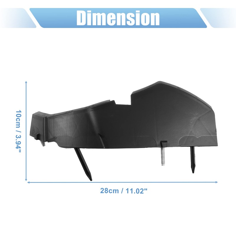 X AUTOHAUX Front Bumper Support Brackets Cover Retainer for Dodge