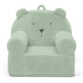 Delta Children babyGap Sherpa Bear Chair - Greenguard Gold Certified, Sage