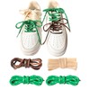 4 Pairs Shoe Laces for Miu Miu Sneaker, Brown Waxed
