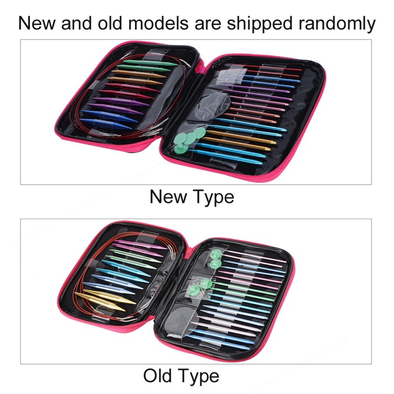 Interchangeable Aluminum Circular Knitting Needle Sets