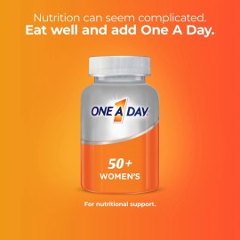 One A Day Women's 50+ Multivitamin Tablets, Multivitamins for Women, 200 Count