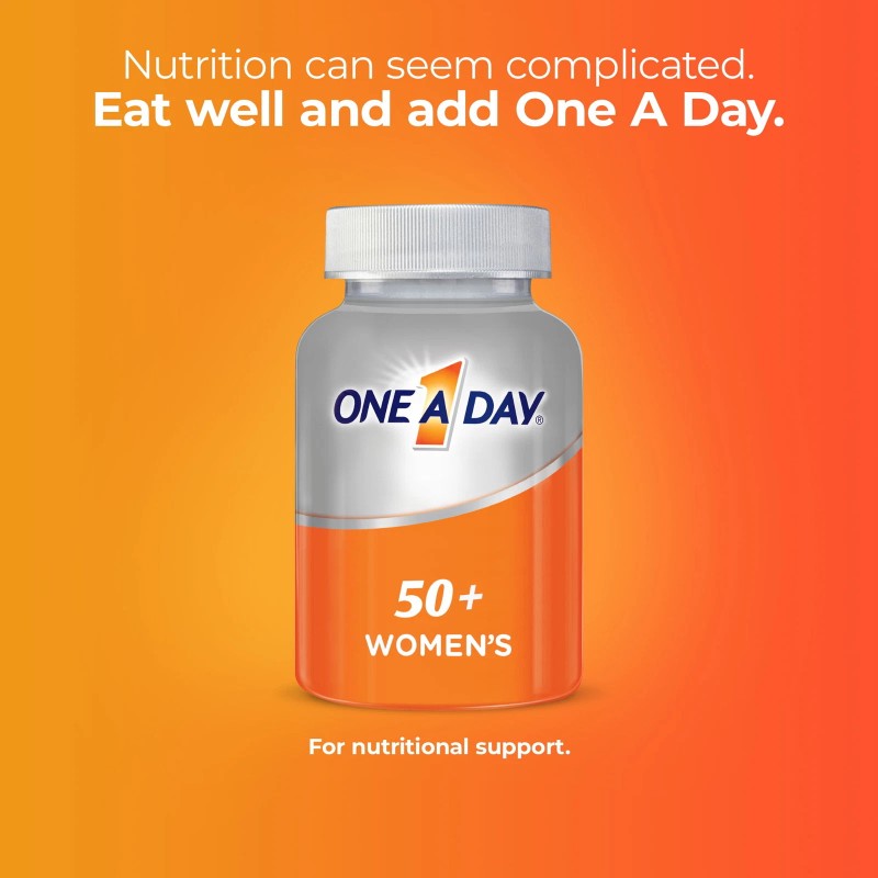 One A Day Women's 50+ Multivitamin Tablets, Multivitamins for Women,