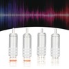 4pcs RCA Plug Silver Plated HIFI Solder RCA Connector Accommodates