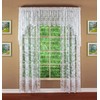 Today's Curtain Floral Vine Lace Panel 72", White, 60W x