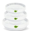 LWALRS Plant Saucer Tray, 15 Pack (6 8 10 inch)