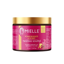Mielle Pomegranate & Honey Twisting Hair Styling Souffle, Suitable for Thick, Curly, Type 4 Hair, 340 g (Pack of 1)